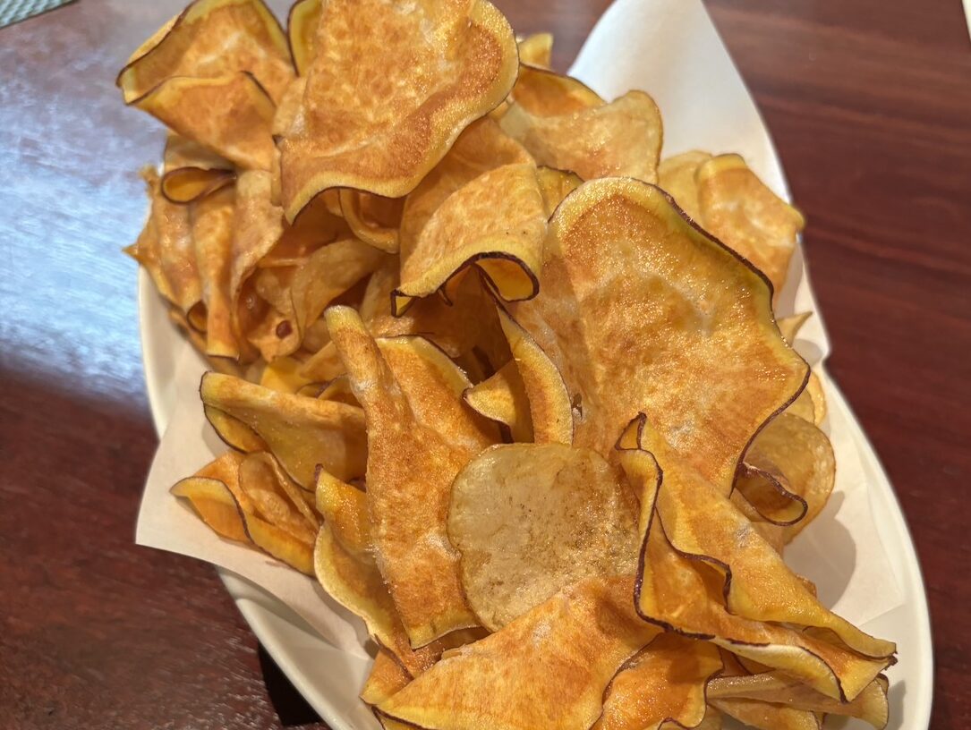 揚げ野菜のニンニクソース